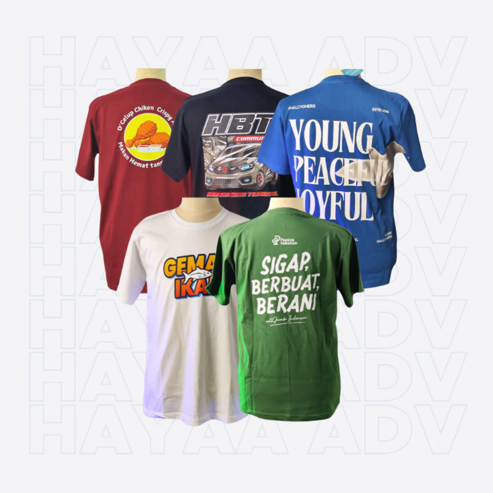 Kaos Sablon Custom