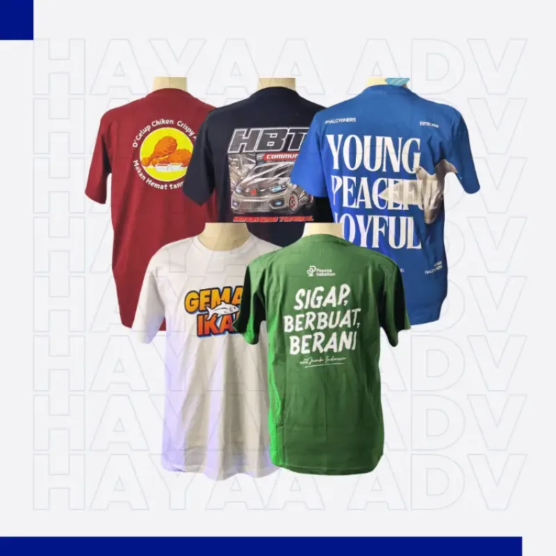 Kaos Sablon Custom