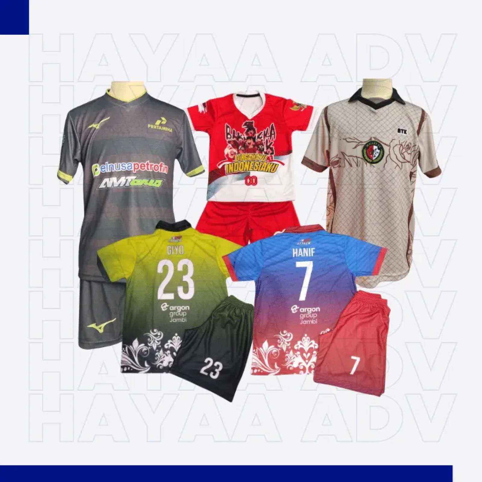 Kaos Jersey Custom